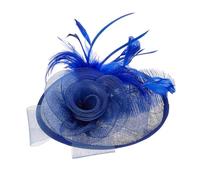 SueaLe Sofisticato cappello da donna in lino multifunzionale per feste di sposa e fotografia copricapo moda britannica