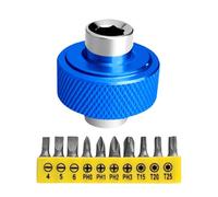 SueaLe Strumento portatile ergonomico in miniatura a cricchetto con modifiche rapide punte gialle Durabilità Costruzione in acciaio al carbonio Strumento manuale di riparazione auto