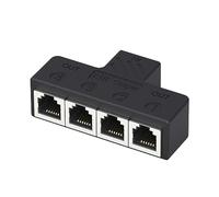SueaLe Telefono Splitter 3 Way/4Way Convertitore di Uscita RJ11 6P6C Adattatore di Interfaccia Convertitore 3/4port Adattatore di Uscita Splitter Telefono