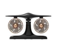SueaLe Ventilatore da campeggio multifunzionale Ricaricabile Desktop Fan 8000mAh Doppia Testa di Campeggio di Raffreddamento Scrivania Desktop