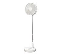 SueaLe Ventilatore da tavolo pieghevole 7200 mAh USB ricaricabile su/giù regolabile portatile estensibile ventilatore da tavolo per viaggi domestici