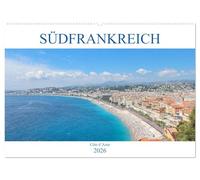 Südfrankreich - Côte d'Azur (Wandkalender 2026 DIN A2 quer), CALVENDO Monatskalender: Der Kalender nimmt Sie mit in das mediterrane Südfrankreich, die Côte d'Azur.