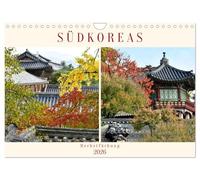 Südkoreas Herbstfärbung (Wandkalender 2026 DIN A4 quer), CALVENDO Monatskalender: Von September bis November verwandelt sich Korea in ein rot-oranges Wunderland.