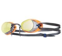 TYR Socket Rocket 2.0 Occhialino Modello Svedese Da Competizione Con Lenti Specchiate, Unisex - Adulto, Rainbow/Fl Orange/Nero, M