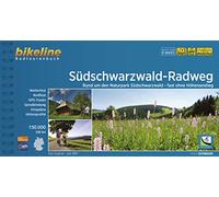 Südschwarzwald-Radweg: Rund um den Naturpark Südschwarzwald - fast ohne Höhenanstieg. 1:50.000, 248 km