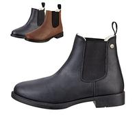 Suedwind Footwear, comodi stivaletti chelsea "Jodhpur Winter" in pelle bovina, scarpa da equitazione con robusta suola in gomma e suola interna in cuoio-, nero, 44