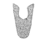 Suedwind© Patch - Top sostituibile per stivali "NOVA Kids Fun Leather" per bambini - sostituibile con velcro di alta qualità - taglia unica, Argento glitterato, Taglia unica