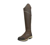 Suedwind - Stivali da equitazione da donna Field Tall GripFTX - Stivali in pelle per stalla e passeggiate - per tutte le stagioni - lacci, fodera micro dry, zip YKK Zipper, suola GripFTX - Cioccolato