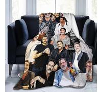 Suehome Coperta Jeffrey Dean Morgan, morbida e confortevole in pile di lana, coperta per divano, ufficio, auto, campeggio, yoga, viaggi, decorazione per la casa, accogliente coperta da spiaggia in