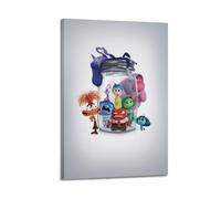 SUEJGUSJLU Inside Out 2 poster decorativi da parete del film, stampa artistica su tela, poster decorativo moderno, per camera da letto, 20 x 30 cm