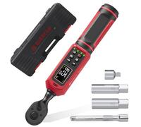 SUERCUP Chiave Dinamometrica Digitale da 1/4" 0.9-60N.m Chiave Dinamometrica Elettronica con Vibrazione, Buzzer, Notifica LED e Cinque Unità di Misura, per Bicicletta, fai da te