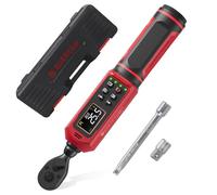 SUERCUP Chiave Dinamometrica Digitale da 1/4", Chiave Dinamometrica Elettronica 0.45-30N.m con Vibrazione, Buzzer, Notifica LED e Cinque Unità di Misura, per Bicicletta, Riparazione a Casa