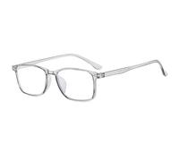 Suertree Filtro Luce Blu Distanza Occhiali Occhiali Leggeri Moda Occhiali per Donna Uomo Grigio -0.5 Diottrie