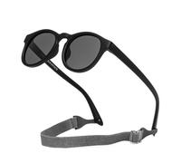 Suertree Occhiali da sole polarizzati per bambini 0-3 anni Occhiali da sole in silicone per bambini Occhiali da sole flessibili Anti UV400 UltraLight Lente Protezione UV all'aperto Unisex nero'