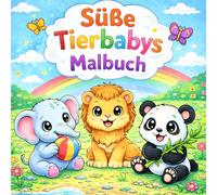 Süße Tierbabys: Mein großes Tiermalbuch