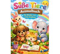 Süße Tiere Band 2: Ausmalbuch - Für Kinder von 2 bis 5 Jahren