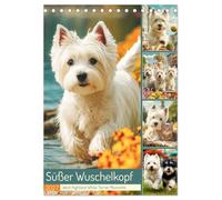 Süßer Wuschelkopf. West Highland White Terrier Momente (Tischkalender 2027 DIN A5 hoch), CALVENDO Monatskalender: Die fröhlichen, mutigen und charmanten Westies in zauberhaften Bildern
