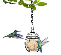 Suet Feeder - 3.74 * 2.75 In,Wildlife Food Station, Hangable Metal | Effortless Mounting, Squirrel Proof Suet Holders For Wild Birds | For Outside Outdoor Yard Patio Backyard Deck