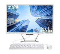 suevery All-in-One PC 21.5 AIO Desktop Computer Core I5, 512G SSD, DDR4 16G RAM, 1080P Gaming PC 21.5 pollici FHD Business Display per Home Office con tastiera e mouse