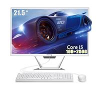 suevery PC All-in-One 21.5 AIO Desktop Computer Core I5, SSD 256G 16G RAM, HD Webcam, Wi-Fi6, 1080P Gaming All in One Display Business FHD da 22 pollici per Home Office con tastiera e mouse