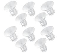 Suevut Inserti flangiati in silicone 13/15/17/19/21 mm per scudi tiralatte da 24 mm - compatibili con Momcozy, Elvie, Spectra, Lansinoh, Willow, vestibilità comoda, 10 pezzi