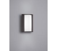 Suez applique Led diffusore bianco antracite 15x h 22 Moderno LED