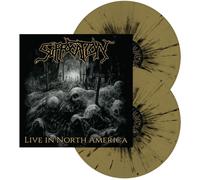 Suffocation Live In North America Gold & Black Splatter I (Vinyl LP)