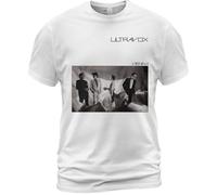 SUFFPXXYU Cotton T-Shirt Ultravox Vienna Music Tee Chris Cross Warren Cann Billy CurrieWhiteM