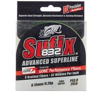 NUOVO Sufix 832 Advanced Superline 120m Neon lime Trecciato