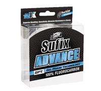Sufix Advance - Lenza da pesca al fluorocarbonio, 0,260 mm, 91 m, 4,9 kg, colore: Bianco