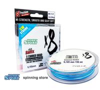 SUFIX X8 DIAM. 0,185 MM CAMO BLUE 150 MT FILO TRECCIATO 8 CARRIER BRAID SPINNING
