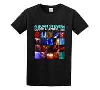 Sufjan Stevens Carrie Lowell Live Unisex 100% Cotton Short-Sleeve T-Shirts Black L