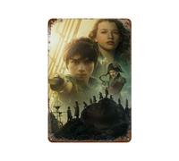 SUFOGBVG Poster del film Peter Pan e Wendy, decorazione da parete, poster in metallo, decorazione moderna per bar, 30 x 20 cm