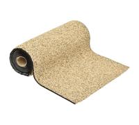 Sufrk Rivestimento Pietra Sabbia Naturale 200x40 cm,Pellicola Effetto Pietra di Larghezza per Il Bordo del laghetto, ruscello, Telo per laghetto, laghetto, Color Sabbia
