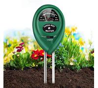 SUFUS Test per Terreno, Tester per Il Suolo 3in1 Terreno Misuratore Strumento/PH dell'acidità delle Piant, Tester per Suolo Misura umidità/Intensità della Luce Solare, per Giardino/Prato/Fattoria