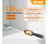 SUG Chiave dinamometrica digitale da 1/2 pollici 4-135 Nm Display a LED con cicalino calibrato accessori per auto strumenti accessori para auto