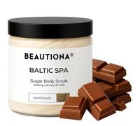Sugar Body Scrub 250 ml - Cioccolato - Scrub zucchero per la cura del corpo - esfoliante delicato con olio di mandorle & olio di ricino - leviga e nutre la pelle, vegano e Made in EU
