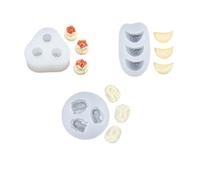 Sugar Flipping Silicone Mold Nodo Di Alghe Noodles Uovo Gnocchi Di Grano Tostato A Forma Di Silicone Fondente Torta Decorazione Argilla Budino Stampo B