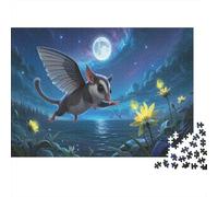 Sugar Glider Puzzle 1000 Pezzi Puzzle Per Adulti Firefly Puzzle In Legno ManiSul Gioco Regalo Per Amore E Amico 1000pcs (75x50cm)