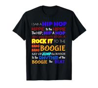 Sugar Hill Gang Rappers Delight Lyrics Camicia Colorata Maglietta