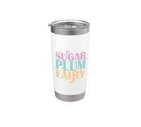 Sugar Plum Fairy Sugar-Sweet Magic Bicchiere termico in acciaio inox doppia parete