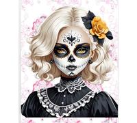 SUGAR SKULL * COMPOSITION NOTEBOOK Journal Diary -Day of the Dead Dia De Los Muertos Latin Celebration Holiday Halloween- Latina Hispanic Mexican ... Teen Homeschool Grade High School College
