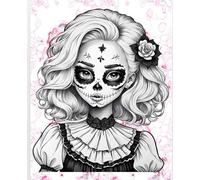 SUGAR SKULL * COMPOSITION NOTEBOOK Journal Diary -Day of the Dead Dia De Los Muertos Latin Celebration Holiday Halloween- Latina Hispanic Mexican ... Teen Homeschool Grade High School College