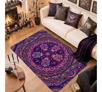 Sugar Skull Mandala Art Skulls Day of The Dead Area Tappeto 12,2 x 18,2 cm