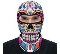 Sugar Skull - Maschera protettiva estiva, protezione solare, anti-ultravioletti, per tutta la testa, traspirante, per tutte le stagioni