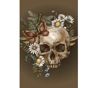 Sugar skull notebook: Skull art pocket-size (4"x6") notepad. 101 lined pages. Great stocking stuffer or gift.