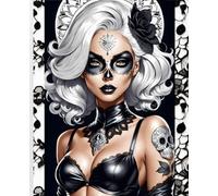 SUGAR SKULL VAMP * COMPOSITION NOTEBOOK Journal Diary-Day of the Dead Dia De Los Muertos Latin Celebration Holiday Halloween-Latina Hispanic Girl: ... High School College Ivy League University