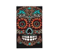 Sugar Skulls Day Of The Dead Flag Con 2 Occhielli Bandiera Da Giardino Robuste Bandiera Per Cortile Portico Feste 3X5Ft