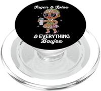 Sugar & Spice & Everything Boujee Gingerbread Girl Natale PopSockets PopGrip per MagSafe