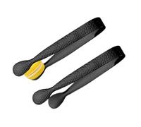 Sugar Tongs Small - 2 Pieces Stainless Steel Serving Clips | Tiny Bar Tong for Lemon Slices Tea Coffee Lovers Bakers Restaurant Hotel Club Dining Table Dessert Station Elegant Kitchen Tool